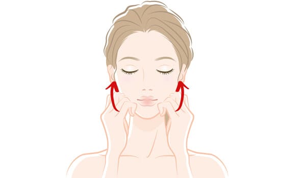 表情筋マッサージ【画像】