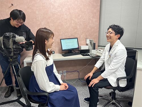 HTBの取材を受けました