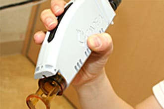 テスト照射後、様子を見ながら照射