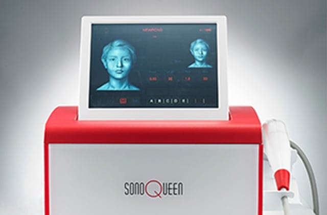 たるんだホホを引きあげ＆引き締め【医療機器画像】