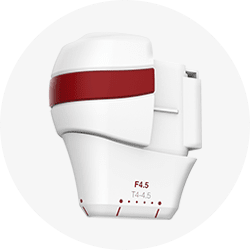 深さ4.5mm（SMAS層まで届く）