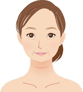 30代後半～40代の肌【画像】